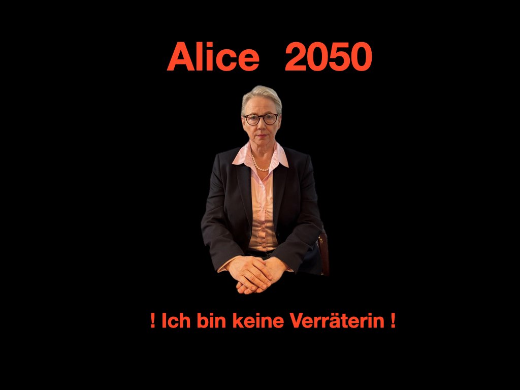 „Alice 2050“ – Ein Film über die Zukunft mit einer AFD-Regierung ausschließlich entlang ihres Wahlprogramms